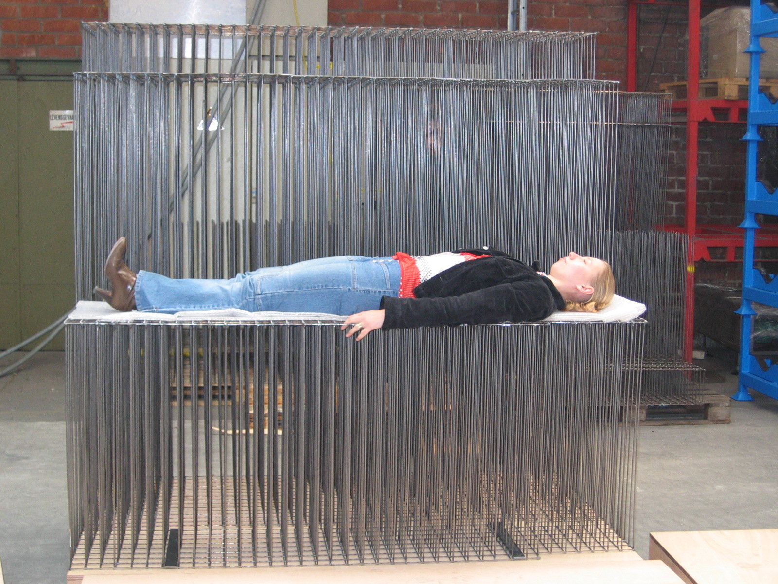 productie kunstwerk Kris Verdonck