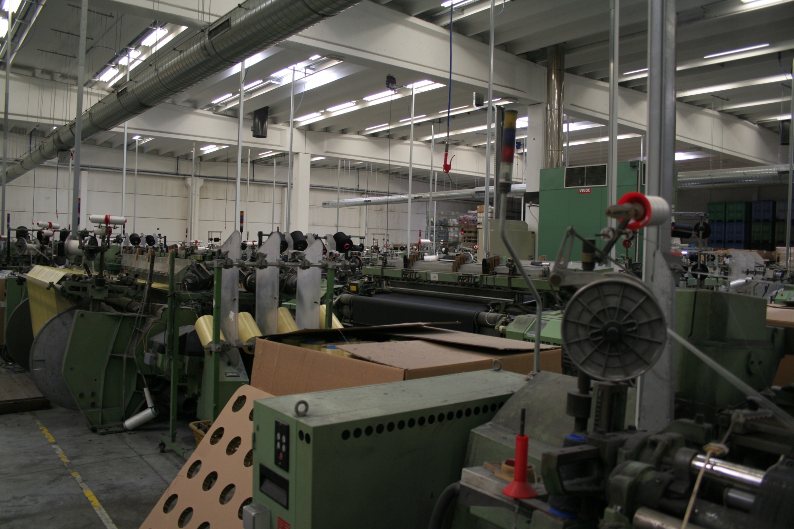 bezoek project VDS Weaving door kunstenaars Sarah&Charles